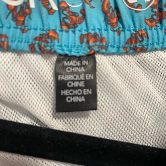 Save the Duck Ademir lobster-print swim shorts - Blue Size Large NWT - Picture 11 of 14